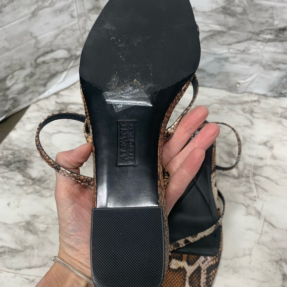 Alfani Snakeskin Eadyn Wedge Sandals size 9 - Picture 6 of 7